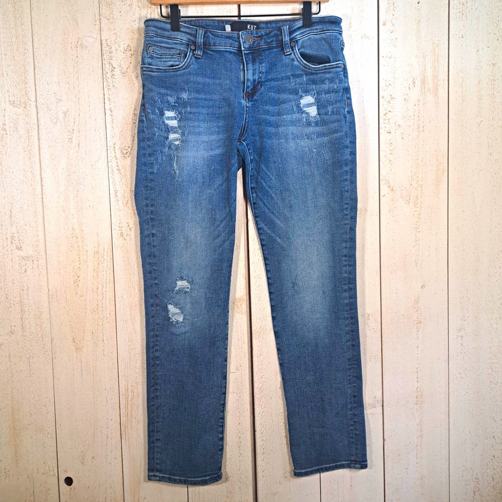Kut From The Kloth Normcore Minimalist Relaxed Fit Catherine Boyfriend Women's 8